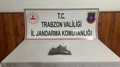 Trabzon'da jandarma ekiplerince uyuşturucu operasyonu düzenlendi