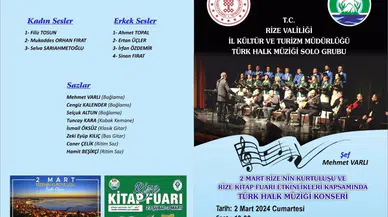 2 Mart Rize'nin Kurtuluşu anısına konser etkinliği düzenleniyor