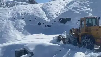 Batman Sason'da 19 yerleşim yerinin yolu kardan kapandı