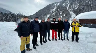 Vali Baydaş yapılması planlanan kayak merkezi projesini yerinde inceledi