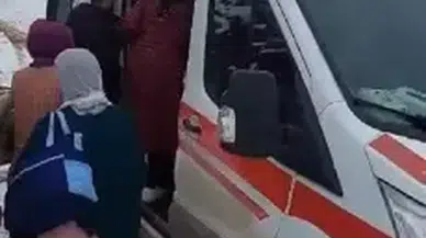 Kardan yolu kapanan köyde rahatsızlanan 40 günlük bebek için ekipler seferber oldu
