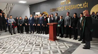 Kahramanmaraş merkezli depremlerde hayatını kaybedenler Artvin'de anıldı