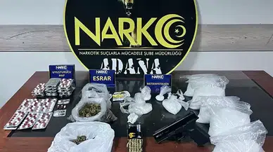 Adana'da uyuşturucu satışı ve imalatına 4 tutuklama