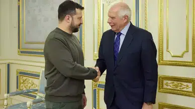 Borrell, Zelenski ile Kiev’de bir araya geldi