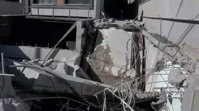 Sarıyer'de tadilat yaptığı iş yerinin tavanı üzerine çöktü