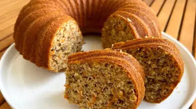 Tadı damaklarda kalacak: Çay saatlerinizin yıldızı olacak Havuçlu Cevizli Tarçınlı Kek tarifi