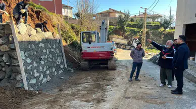 İyidere Kaymakamı Eray Gürsoy çalışmaları yerinde inceledi