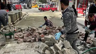 Çayeli'de doğalgaz hattının ardından üst yapı çalışmaları başladı