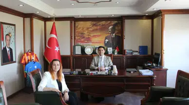 Yeni Tapu Müdürü Kaya'dan Kaymakam Yükselecek'e ziyaret