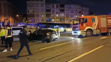 Esenler'de trafik kazasında 2 kişi yaralandı
