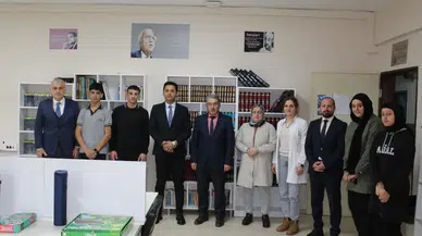 Kaymakam Yükselecek'den Adem Özdemir Anadolu Lisesini ziyaret