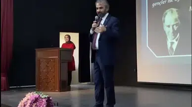 İl Milli Eğitim Müdürü Tüfekçi, RTEÜ'nde konferans verdi