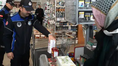 Rize'de market fiyatları denetleniyor