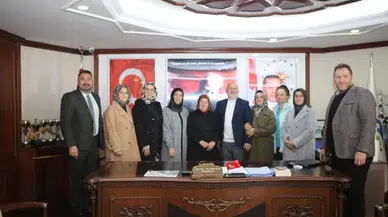  "Sevgi Evi" emekçileri Avni Kahya'yı ziyaret etti