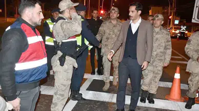 İslahiye Kaymakamından kontrol noktasına ziyaret