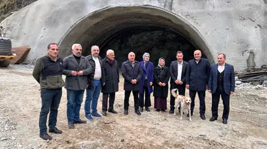 Çamlıhemşin'de devam eden projeler yerinde incelendi