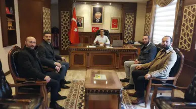 İYİ Parti'den Kalkandere Kaymakamı Ahmet Açıkgöz'e ziyaret