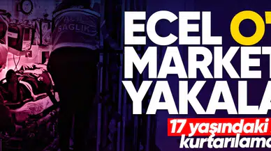 Ecel O'nu markette yakaladı!