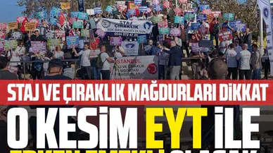 2024 STAJ VE ÇIRAKLIK MAĞDURLARI HABERLERİ: Çıraklık ve staj sigortası mağdurlarına müjde!