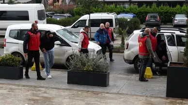 Trabzon'da olaylı maçta sahaya giren şüphelilerden 7'si adliyede