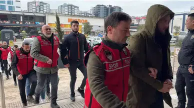Trabzon'da olaylı maçta sahaya giren 12 şüpheli adliyede