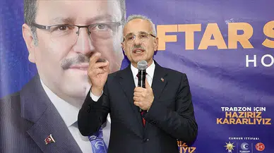 Bakan Uraloğlu, Trabzon'da özel bireylerle iftarda buluştu: