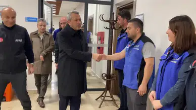 Vali Baydaş AFAD çalışanları ile sahurda buluştu