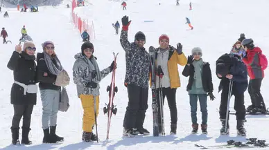 Palandöken'e yağan karla kayak sezonu nisana uzadı