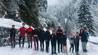 Başkan Haşimoğlu'ndan Kayak Takımına ziyaret
