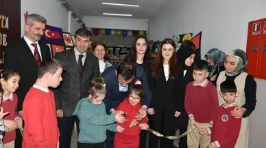 Erzurum'da özel çocuklarla öğrenciler empati için engelleri renklerle aştı