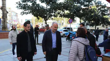 Rahmi Metin esnaf ziyaretlerinde