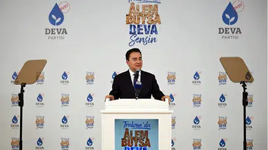 DEVA Partisi Genel Başkanı Ali Babacan, Trabzon'da konuştu