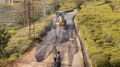 Rize Belediyesi asfalt çalışmalarını sürdürüyor
