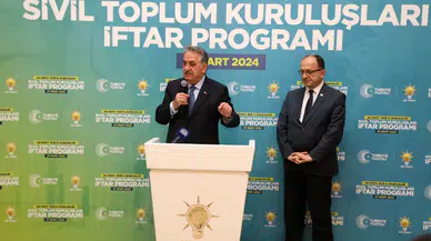 AK Parti Genel Başkan Yardımcısı Yazıcı, Rize'de iftar programında konuştu: