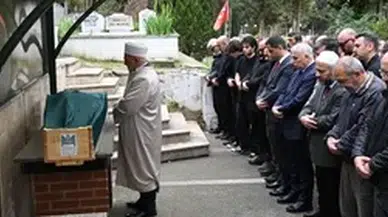 Trabzon'da göçükte hayatını kaybeden işçinin cenazesi defnedildi