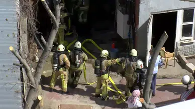 Küçükçekmece'de tekstil fabrikasında yangın