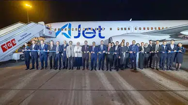 THY'nin yeni markası AJet ilk uçuşunu yaptı
