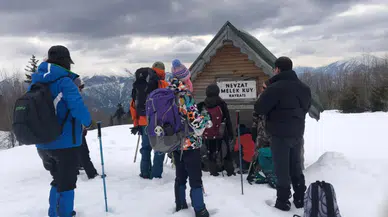 İkizdere'de 14. Çağrankaya Kar Yürüyüşü Başarıyla Tamamlandı