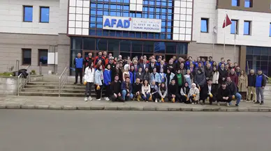 AFAD Rize'den "6 Şubat Hatıra Bahçesi"