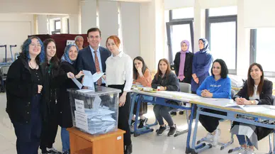 Vakfıkebir Belediye Başkanı Muhammet Balta, Sandık Başında