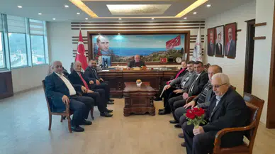 Yeni aday Güneşdoğdu'dan Başkan Selim Metin'e ziyaret