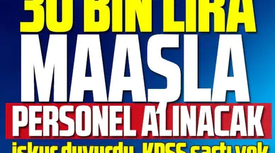 İŞKUR DUYURDU: KPSS'siz 30 Bin lira maaşla personel alınacak! İşte iş ilanları...