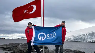 KTÜ'lü öğretim üyeleri "8. Ulusal Antarktika Bilim Seferi"ne katıldı