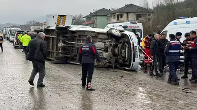 Bartın’da 2 işçi servisi çarpıştı: 1 ölü, 29 yaralı