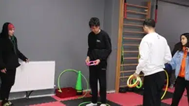 Otizmli çocuklar sporla hayata bağlanıyor
