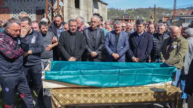 Hayatını kaybeden Trabzonspor'un altyapı futbolcusu Mirkan Kurt'un cenazesi defnedildi