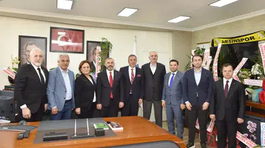 TTSO heyetinden Arsin Belediye Başkanı Bilgin'e ziyaret