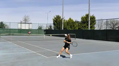 Teniste Türkiye Büyükler Bahar Kupası Kategori 1 müsabakaları, Trabzon'da sürüyor