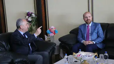 Bilal Erdoğan'dan Rahmi Metin'e hayırlı olsun ziyareti