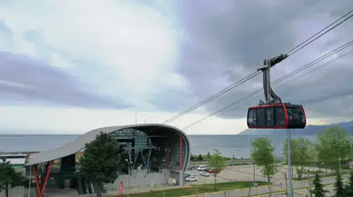 Trabzon'da teleferikte mahsur kalanları kurtarma tatbikatı yapıldı